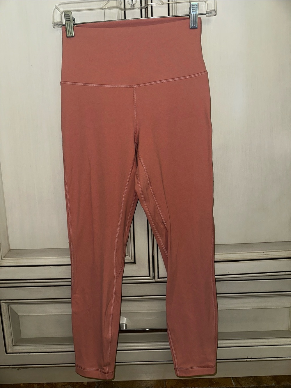 Lululemon High-Waist Active Leggings in Pink